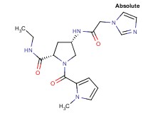 (4S)-N-ethyl-4-[(1H-imidazol-1-ylacetyl)amino]-1-[(1-methyl-1H-pyrrol-2-yl)carbonyl]-L-prolinamide
