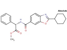 methyl (2S)-{[(2-cyclohexyl-1,3-benzoxazol-6-yl)carbonyl]amino}(phenyl)acetate