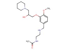 N-[2-({3-[2-hydroxy-3-(1-piperidinyl)propoxy]-4-methoxybenzyl}amino)ethyl]acetamide