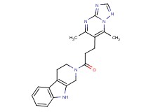 2-[3-(5,7-dimethyl[1,2,4]triazolo[1,5-a]pyrimidin-6-yl)propanoyl]-2,3,4,9-tetrahydro-1H-beta-carboline