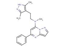 N-[2-(3,5-dimethyl-1H-pyrazol-4-yl)ethyl]-N-methyl-5-phenylpyrazolo[1,5-a]pyrimidin-7-amine