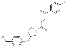 1-(4-fluorophenyl)-4-{3-[4-(hydroxymethyl)benzyl]pyrrolidin-1-yl}-4-oxobutan-1-one