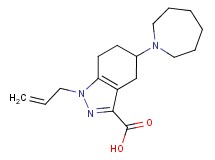 1-allyl-5-azepan-1-yl-4,5,6,7-tetrahydro-1H-indazole-3-carboxylic acid
