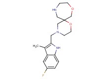 4-[(5-fluoro-3-methyl-1H-indol-2-yl)methyl]-1,8-dioxa-4,11-diazaspiro[5.6]dodecane