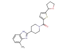 4-methyl-2-(1-{[5-(tetrahydro-2-furanyl)-2-thienyl]carbonyl}-4-piperidinyl)-1H-benzimidazole