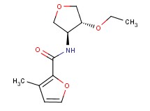 N-[(3S*,4R*)-4-ethoxytetrahydrofuran-3-yl]-3-methyl-2-furamide