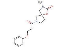 3-methyl-7-(3-phenoxypropanoyl)-1-oxa-3,7-diazaspiro[4.4]nonan-2-one