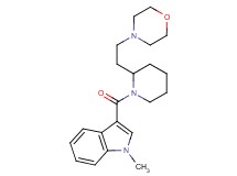 1-methyl-3-({2-[2-(4-morpholinyl)ethyl]-1-piperidinyl}carbonyl)-1H-indole