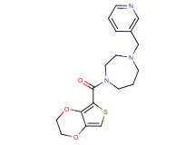1-(2,3-dihydrothieno[3,4-b][1,4]dioxin-5-ylcarbonyl)-4-(3-pyridinylmethyl)-1,4-diazepane