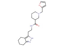 1-(2-furylmethyl)-N-[2-(4,5,6,7-tetrahydro-2H-indazol-3-yl)ethyl]piperidine-3-carboxamide