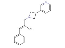3-{1-[(2E)-2-methyl-3-phenyl-2-propen-1-yl]-3-azetidinyl}pyridine