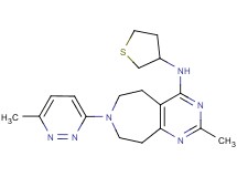 2-methyl-7-(6-methylpyridazin-3-yl)-N-(tetrahydro-3-thienyl)-6,7,8,9-tetrahydro-5H-pyrimido[4,5-d]azepin-4-amine