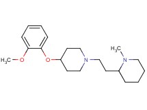 2-{2-[4-(2-methoxyphenoxy)-1-piperidinyl]ethyl}-1-methylpiperidine bis(trifluoroacetate)