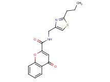 4-oxo-N-[(2-propyl-1,3-thiazol-4-yl)methyl]-4H-chromene-2-carboxamide