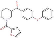 [1-(2-furoyl)-3-piperidinyl](4-phenoxyphenyl)methanone