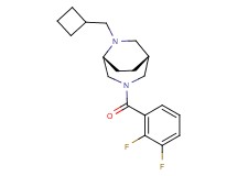 (1R*,5R*)-6-(cyclobutylmethyl)-3-(2,3-difluorobenzoyl)-3,6-diazabicyclo[3.2.2]nonane