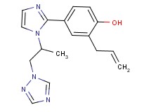 2-allyl-4-{1-[1-methyl-2-(1H-1,2,4-triazol-1-yl)ethyl]-1H-imidazol-2-yl}phenol