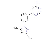 6-[3-(3,5-dimethyl-1H-pyrazol-1-yl)phenyl]pyrimidin-4-amine