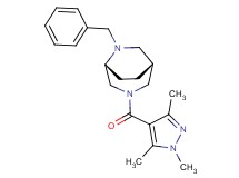(1R*,5R*)-6-benzyl-3-[(1,3,5-trimethyl-1H-pyrazol-4-yl)carbonyl]-3,6-diazabicyclo[3.2.2]nonane