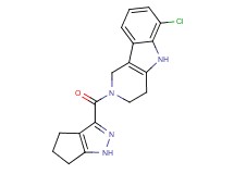 6-chloro-2-(1,4,5,6-tetrahydrocyclopenta[c]pyrazol-3-ylcarbonyl)-2,3,4,5-tetrahydro-1H-pyrido[4,3-b]indole