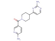 4-{1-[(6-aminopyridin-3-yl)carbonyl]piperidin-4-yl}pyrimidin-2-amine