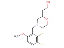 2-[4-(2,3-difluoro-6-methoxybenzyl)morpholin-2-yl]ethanol