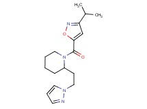 1-[(3-isopropyl-5-isoxazolyl)carbonyl]-2-[2-(1H-pyrazol-1-yl)ethyl]piperidine