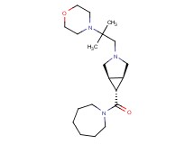 (1R*,5S*,6r)-6-(azepan-1-ylcarbonyl)-3-(2-methyl-2-morpholin-4-ylpropyl)-3-azabicyclo[3.1.0]hexane
