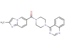 4-{4-[(2-methylimidazo[1,2-a]pyridin-6-yl)carbonyl]piperazin-1-yl}quinazoline