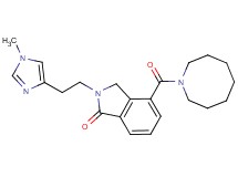 4-(azocan-1-ylcarbonyl)-2-[2-(1-methyl-1H-imidazol-4-yl)ethyl]isoindolin-1-one