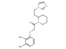 1-[(2,3-dimethylphenoxy)acetyl]-2-[2-(1H-imidazol-1-yl)ethyl]piperidine
