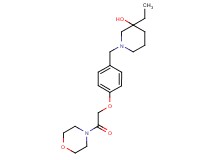 3-ethyl-1-[4-(2-morpholin-4-yl-2-oxoethoxy)benzyl]piperidin-3-ol