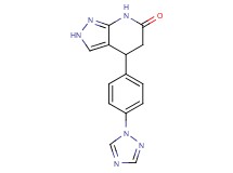 4-[4-(1H-1,2,4-triazol-1-yl)phenyl]-2,4,5,7-tetrahydro-6H-pyrazolo[3,4-b]pyridin-6-one