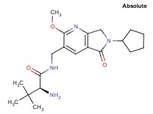 (2S)-2-amino-N-[(6-cyclopentyl-2-methoxy-5-oxo-6,7-dihydro-5H-pyrrolo[3,4-b]pyridin-3-yl)methyl]-3,3-dimethylbutanamide
