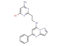6-amino-2-{2-[(5-phenylpyrazolo[1,5-a]pyrimidin-7-yl)amino]ethyl}-4-pyrimidinol