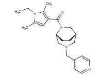 (1S*,5R*)-6-[(1-ethyl-2,5-dimethyl-1H-pyrrol-3-yl)carbonyl]-3-(4-pyridinylmethyl)-3,6-diazabicyclo[3.2.2]nonane