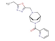 (1R*,5R*)-6-[(5-ethyl-1,3,4-oxadiazol-2-yl)methyl]-3-(2-pyridinylcarbonyl)-3,6-diazabicyclo[3.2.2]nonane