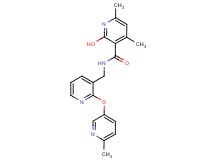 2-hydroxy-4,6-dimethyl-N-({2-[(6-methyl-3-pyridinyl)oxy]-3-pyridinyl}methyl)nicotinamide