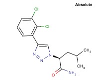 (2S)-2-[4-(2,3-dichlorophenyl)-1H-1,2,3-triazol-1-yl]-4-methylpentanamide