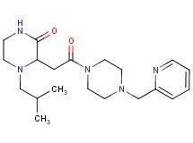 4-isobutyl-3-{2-oxo-2-[4-(2-pyridinylmethyl)-1-piperazinyl]ethyl}-2-piperazinone