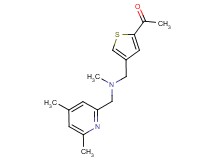 1-(4-{[[(4,6-dimethylpyridin-2-yl)methyl](methyl)amino]methyl}-2-thienyl)ethanone