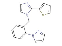 1-(2-{[2-(2-thienyl)-1H-imidazol-1-yl]methyl}phenyl)-1H-pyrazole