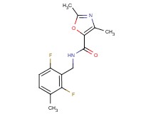 N-(2,6-difluoro-3-methylbenzyl)-2,4-dimethyl-1,3-oxazole-5-carboxamide