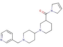 3-(2,5-dihydro-1H-pyrrol-1-ylcarbonyl)-1'-(pyridin-3-ylmethyl)-1,4'-bipiperidine