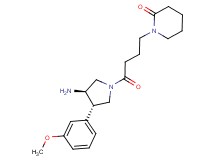 1-{4-[(3R*,4S*)-3-amino-4-(3-methoxyphenyl)pyrrolidin-1-yl]-4-oxobutyl}piperidin-2-one
