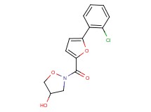 2-[5-(2-chlorophenyl)-2-furoyl]-4-isoxazolidinol