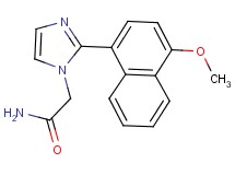 2-[2-(4-methoxy-1-naphthyl)-1H-imidazol-1-yl]acetamide