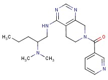 N~2~,N~2~-dimethyl-N~1~-[7-(pyridin-3-ylcarbonyl)-5,6,7,8-tetrahydropyrido[3,4-d]pyrimidin-4-yl]pentane-1,2-diamine
