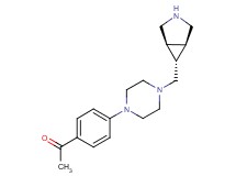 1-(4-{4-[(1R*,5S*,6r*)-3-azabicyclo[3.1.0]hex-6-ylmethyl]piperazin-1-yl}phenyl)ethanone