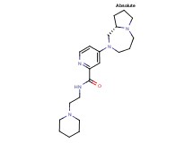 4-[(9aS)-hexahydro-1H-pyrrolo[1,2-a][1,4]diazepin-2(3H)-yl]-N-[2-(1-piperidinyl)ethyl]-2-pyridinecarboxamide